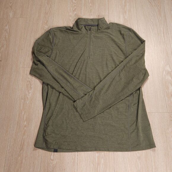 Ten Thousand The Versatile Mock Neck 1/4 Zip Pullover Men XXL Green Performance - Picture 1 of 8